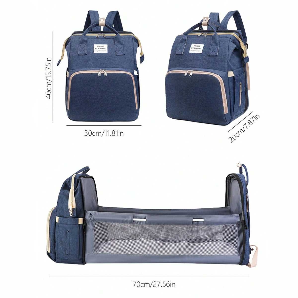 VendiVilani™ - Foldable bed diaper bag